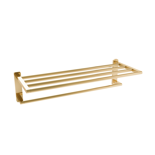 Eastbrook Asti 472mm Towel Shelf Brushed Brass | 52.457