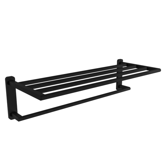 Eastbrook Asti 572mm Towel Shelf Matt Black | 52.437