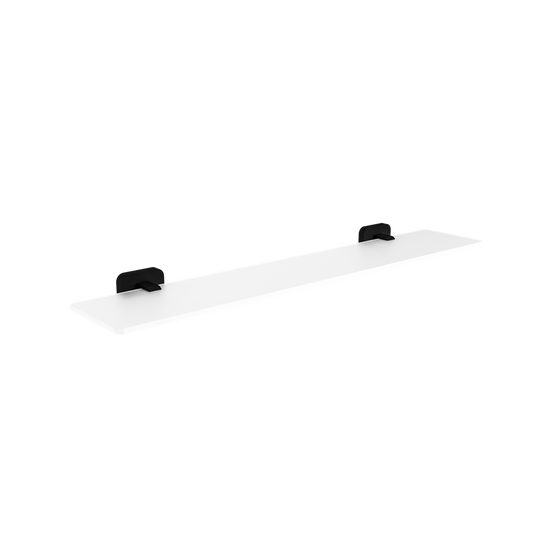 Eastbrook Asti 600mm Glass Shelf Matt Black | 52.433