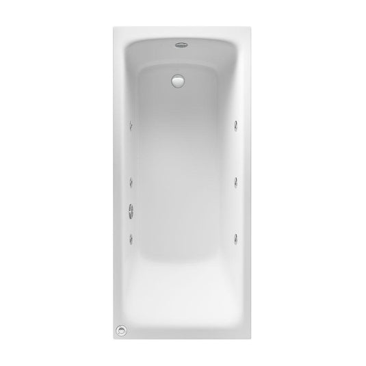 Eastbrook Beauforte Rockall Single Ended 1700 x 750mm 6‑Jet Whirlpool Bath White | 42.2006