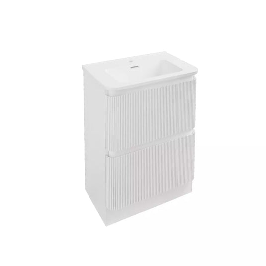 Eastbrook Belice 60cm Floorstanding Drawer Vanity Unit High Gloss White | 37.2097 - Envy Bathrooms Ltd