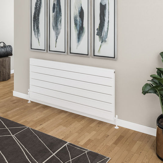 Eastbrook Berkeley 603 x 1400mm Aluminium Radiator Matt White | 89.0715