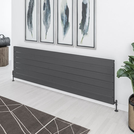 Eastbrook Berkeley 603 x 2000mm Aluminium Radiator Matt Anthracite | 89.0734