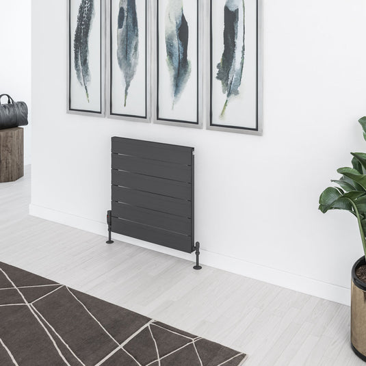 Eastbrook Berkeley 603 x 600mm Aluminium Radiator Matt Anthracite | 89.0727