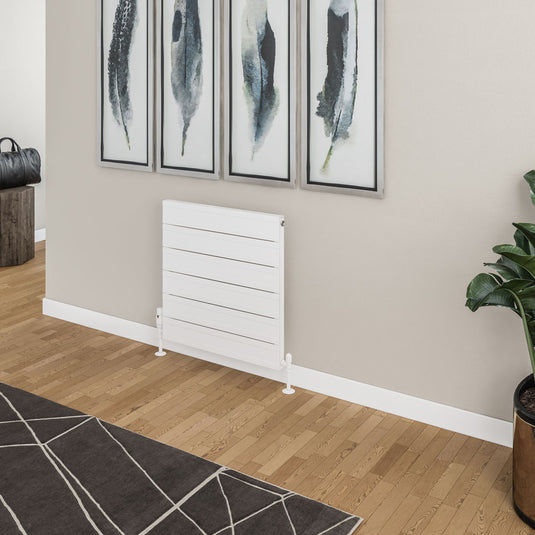 Eastbrook Berkeley 603 x 600mm Aluminium Radiator Matt White | 89.0711