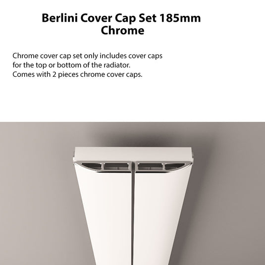 Eastbrook Berlini 185mm Cover Cap Set Chrome | 86.0139