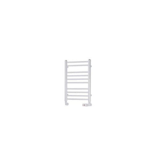 Eastbrook Biava 600 x 400mm Round Towel Rail Gloss White | 41.0154