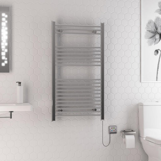 Eastbrook Biava Dry Element Towel Rail 1100 x 600mm Chrome | 47.0004