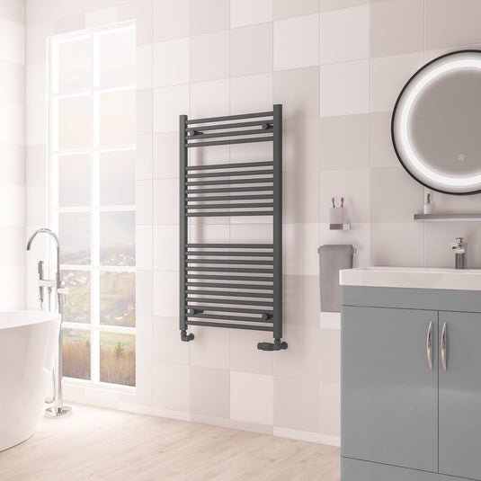 Eastbrook Biava Multirail HV Straight 1118mm x 600mm Matt Anthracite | 61.0099