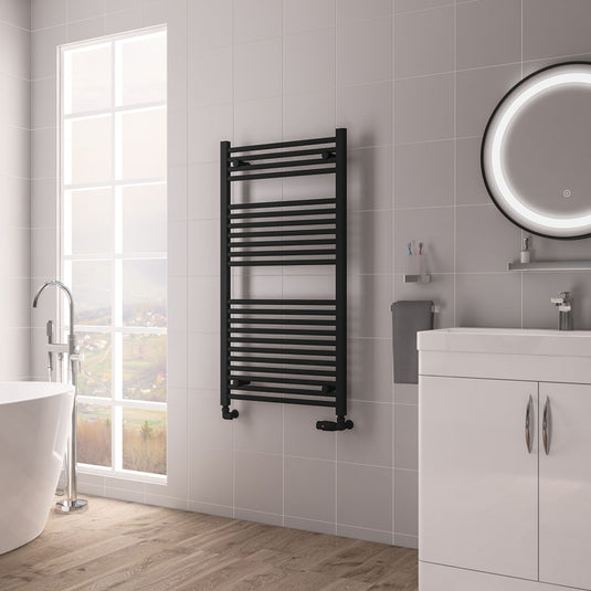 Eastbrook Biava Multirail HV Straight 1118mm x 600mm Matt Black | 61.0109