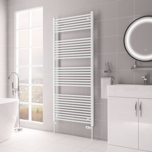 Eastbrook Biava Multirail HV Straight 1720mm x 750mm Gloss White | 61.0093