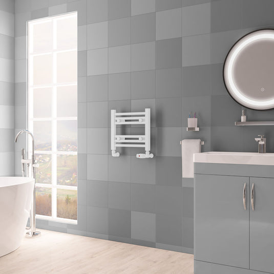 Eastbrook Biava Multirail HV Straight 360mm x 400mm Matt White | 61.0114