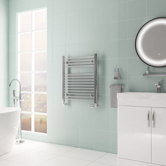 Eastbrook Biava Multirail HV Straight 688mm x 600mm Chrome | 61.0076