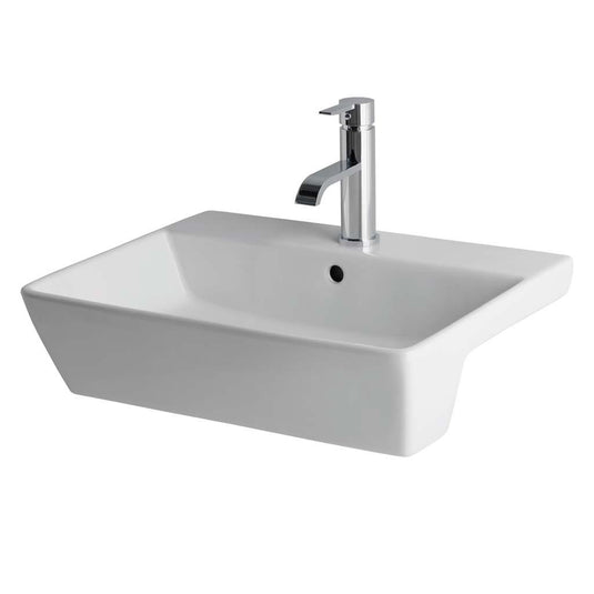 Eastbrook Bijou/Collindale 550mm Semi Recessed Basin White | 26.0076