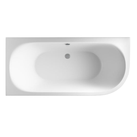 Eastbrook Biscay Double Ended LH 1700 x 750mm Beauforte Bath White | 42.1053