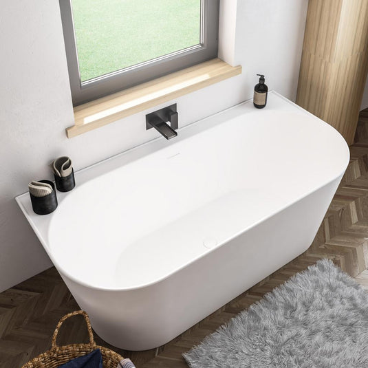Eastbrook Brockland 1600 x 750mm Freestanding Bath Matt White | 33.0057