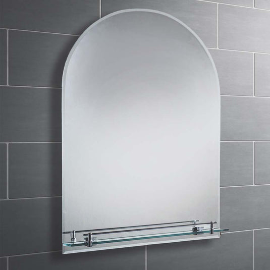 Eastbrook Brunswick 700 x 500mm Mirror with Shelf Neutral | 40.0019