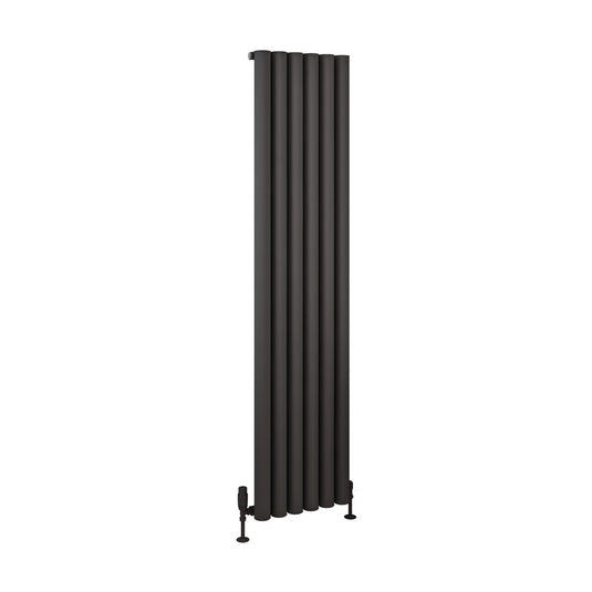 Eastbrook Burford 1800 x 415mm Aluminium Radiator Matt Anthracite | 89.0245