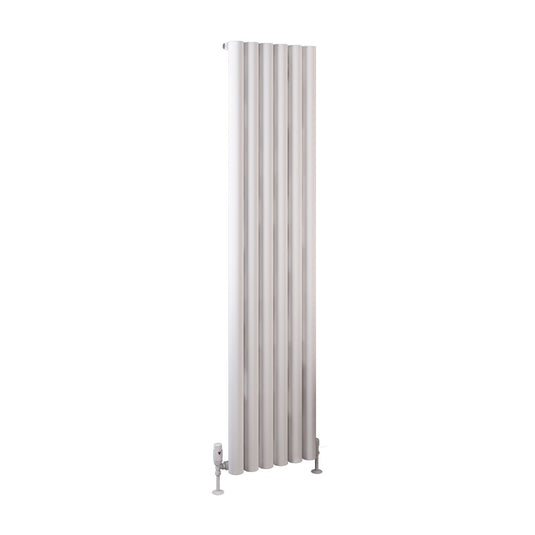 Eastbrook Burford 1800 x 415mm Aluminium Radiator Matt White | 89.0236