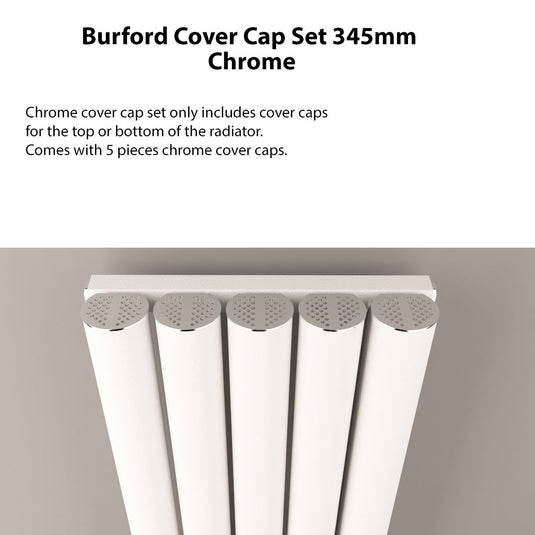 Eastbrook Burford 345mm Cover Cap Set Chrome | 89.0404