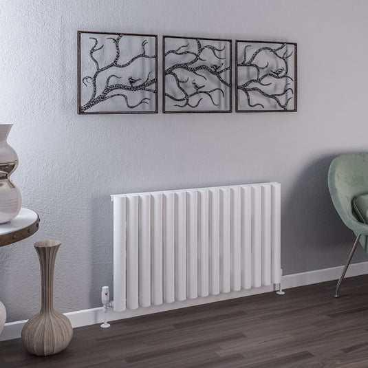 Eastbrook Burford 600 x 1045mm Aluminium Radiator Matt White | 89.0232