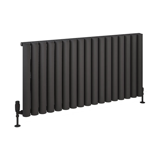 Eastbrook Burford 600 x 1185mm Aluminium Radiator Matt Anthracite | 89.0242
