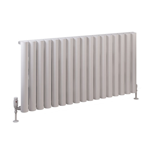 Eastbrook Burford 600 x 1185mm Aluminium Radiator - Matt White - 89.0233