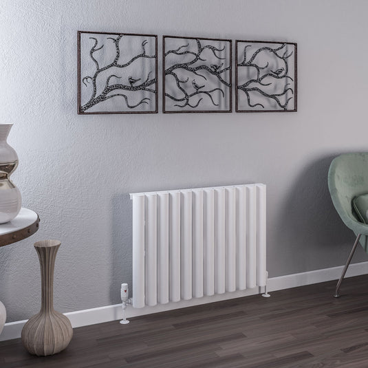 Eastbrook Burford 600 x 835mm Aluminium Radiator Matt White | 89.0231