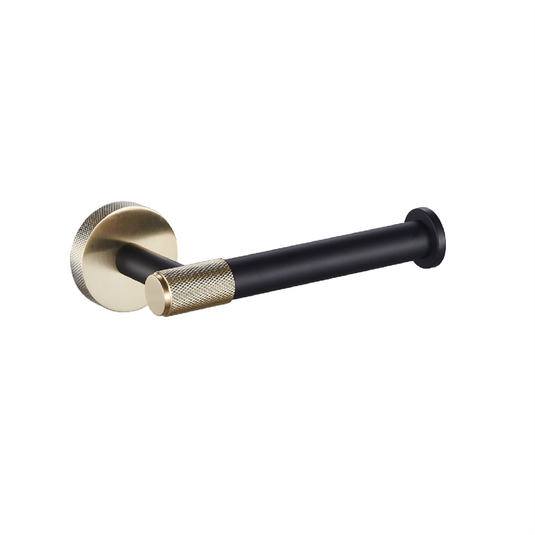 Eastbrook Catania Toilet Roll Holder Matt Black/Brushed Brass | 52.501