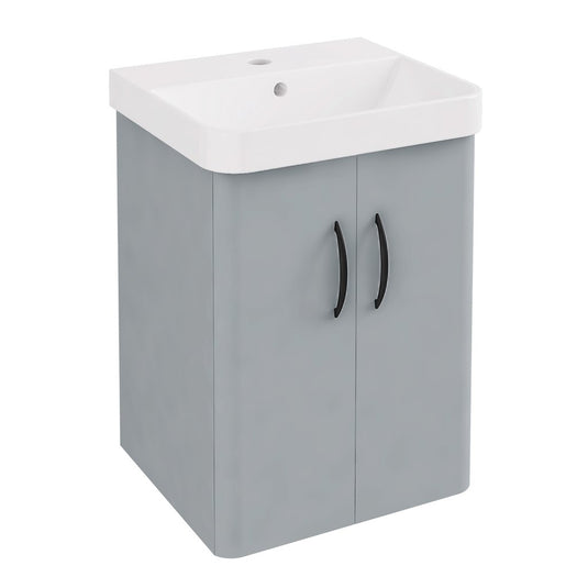 Eastbrook Cavone II 350 x 400mm Wall Hung Door Vanity Unit Grey | 37.1022