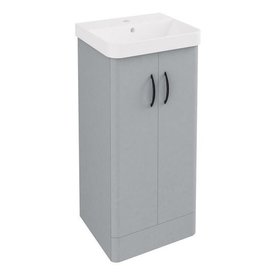 Eastbrook Cavone II 400 x 350mm Door Base Vanity Unit Grey | 37.1002