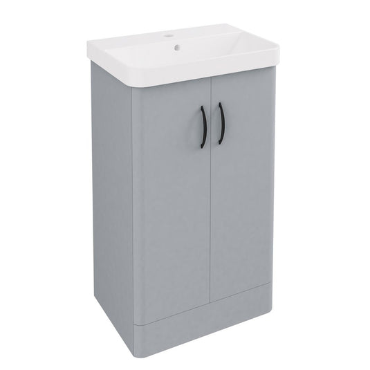 Eastbrook Cavone II 500 x 350mm Door Base Vanity Unit Grey | 37.1004