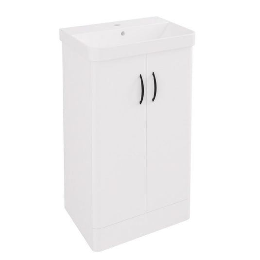 Eastbrook Cavone II 500 x 350mm Door Base Vanity Unit White | 37.1003