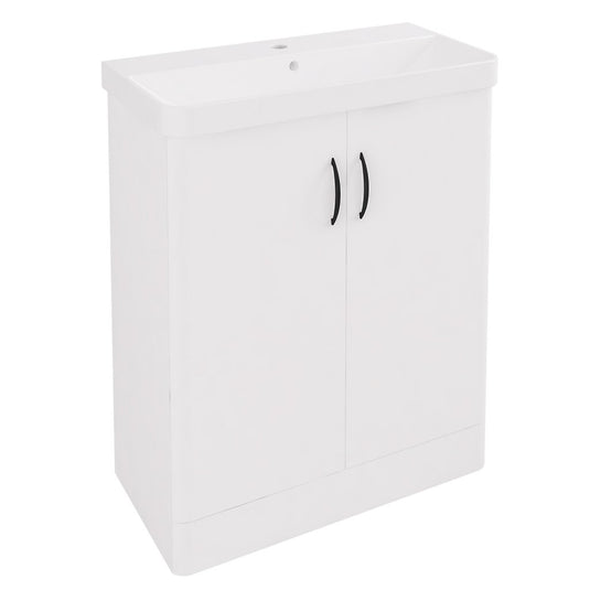 Eastbrook Cavone II 700 x 350mm Door Base Vanity Unit White | 37.1007