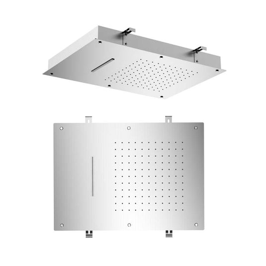 Eastbrook Ceiling Mounted Waterfall Shower (Single) Chrome | 78.0029