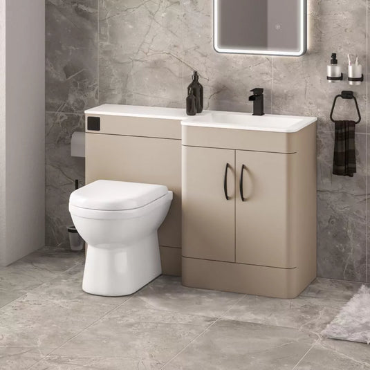 Eastbrook Chaddesley 100cm Floor Standing Combination Basin Unit Cashmere | 37.2118 - Envy Bathrooms Ltd