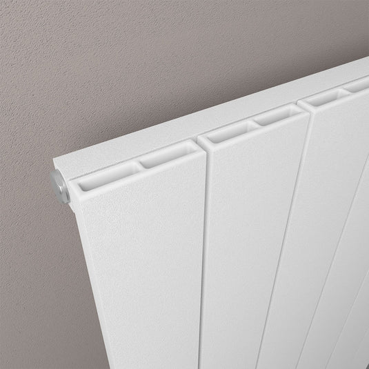 Eastbrook Charlton 1200 x 375mm Aluminium Radiator Matt White | 89.0926
