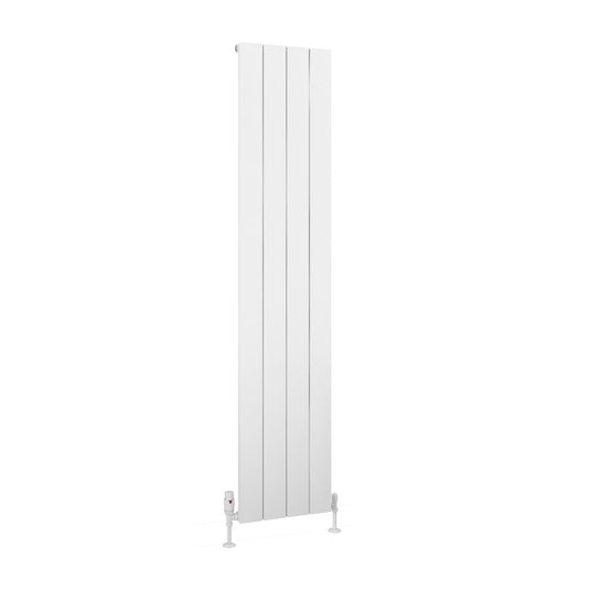 Eastbrook Charlton 1800 x 375mm Aluminium Radiator Matt White | 89.0130