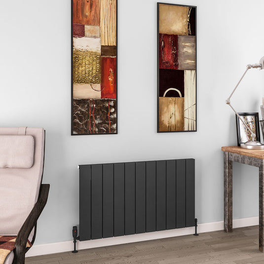 Eastbrook Charlton 600 x 1040mm Aluminium Radiator Matt Anthracite | 89.0751