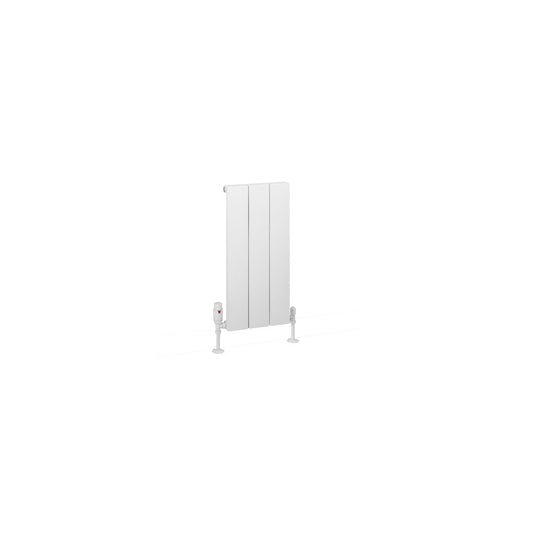 Eastbrook Charlton 600 x 280mm Aluminium Radiator Matt White | 89.0758