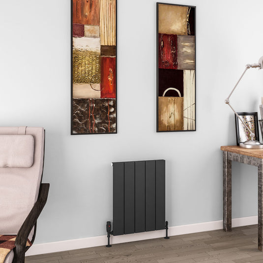 Eastbrook Charlton 600 x 470mm Aluminium Radiator Matt Anthracite | 89.0748