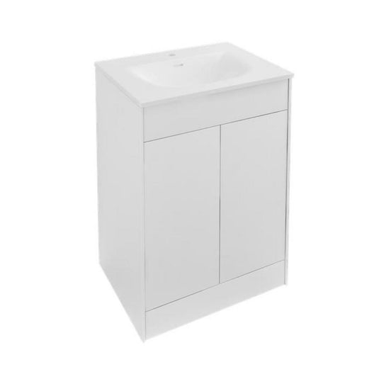Eastbrook Chedworth 600mm Door Base Vanity Unit - High Gloss White | 72.0023