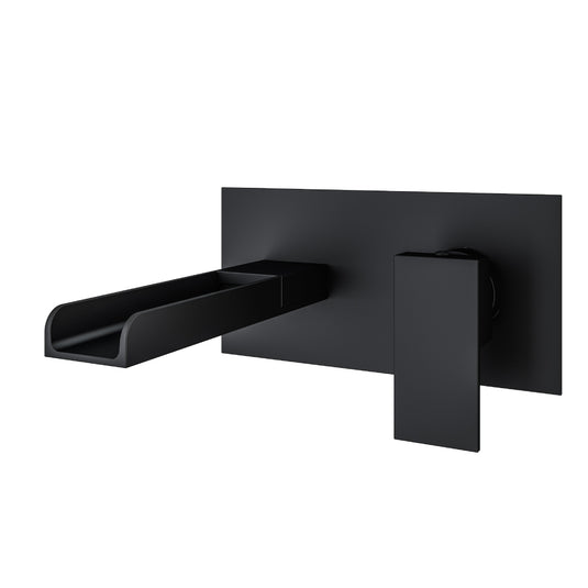 Eastbrook Chetwode Wall Mounted Basin Mixer Black | 79.1052