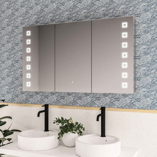 Eastbrook Chiana 1200 x 700mm 3 Door LED Mirror | 40.1038