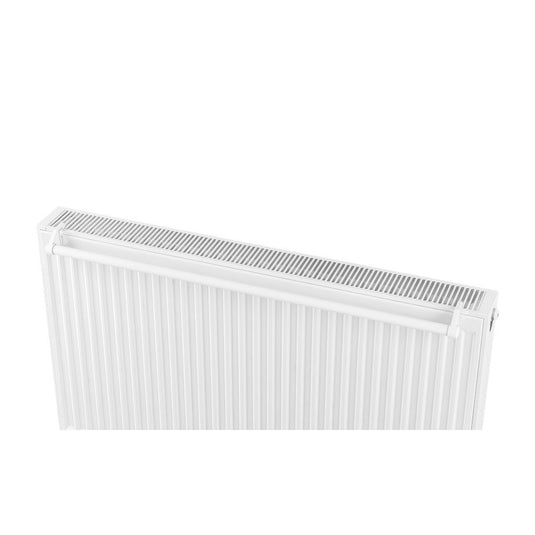 Eastbrook Compact Panel Radiator Towel Hanger 890mm Gloss White | 25.5138