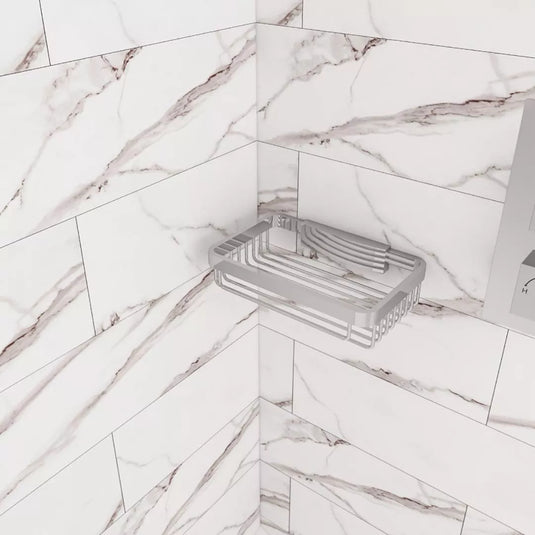 Eastbrook Company Removable Wall Basket Chrome | 52.614 - Envy Bathrooms Ltd