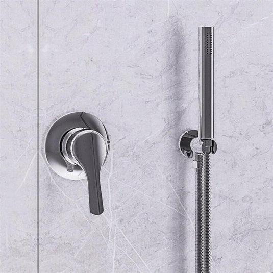 Eastbrook Concealed Valve, Outlet Elbow with Holder, Hose & Handset - Chrome - BND013 - Envy Bathrooms Ltd