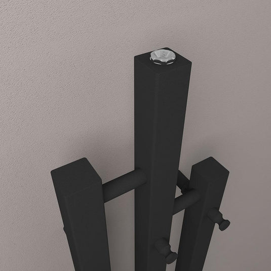 Eastbrook Conwy 1200 x 220mm Radiator Matt Black | 41.0713