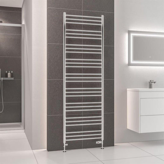 Eastbrook Corinium Round Towel Rail 1800x600mm Chrome | 89.1571