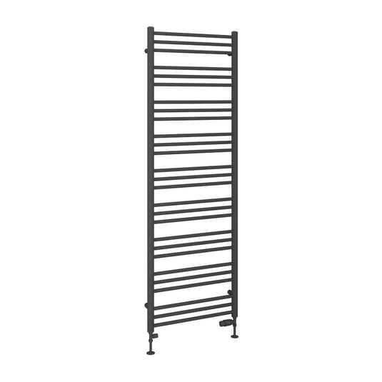 Eastbrook Corinium Round Towel Rail 1800x600mm Matt Anthracite | 89.1559